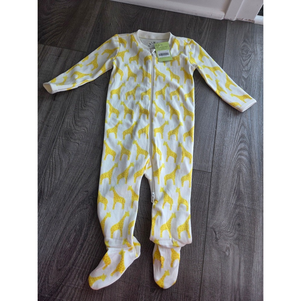 Primary baby footed sleeper 3-6‎ mos
